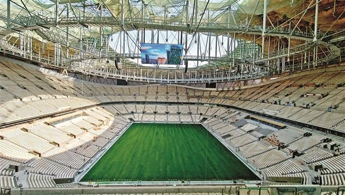 Qatar final stadium LED scoring screen